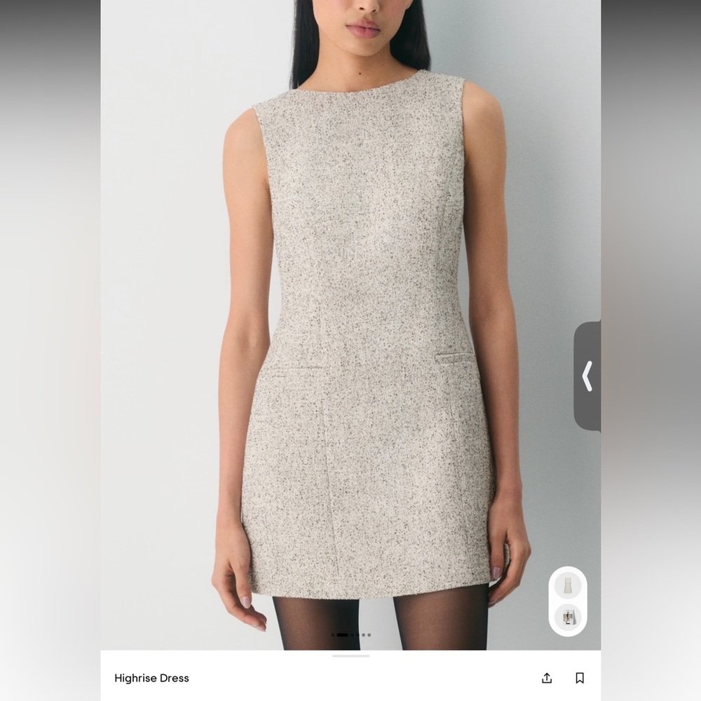 Aritzia babaton highrise tweed dress